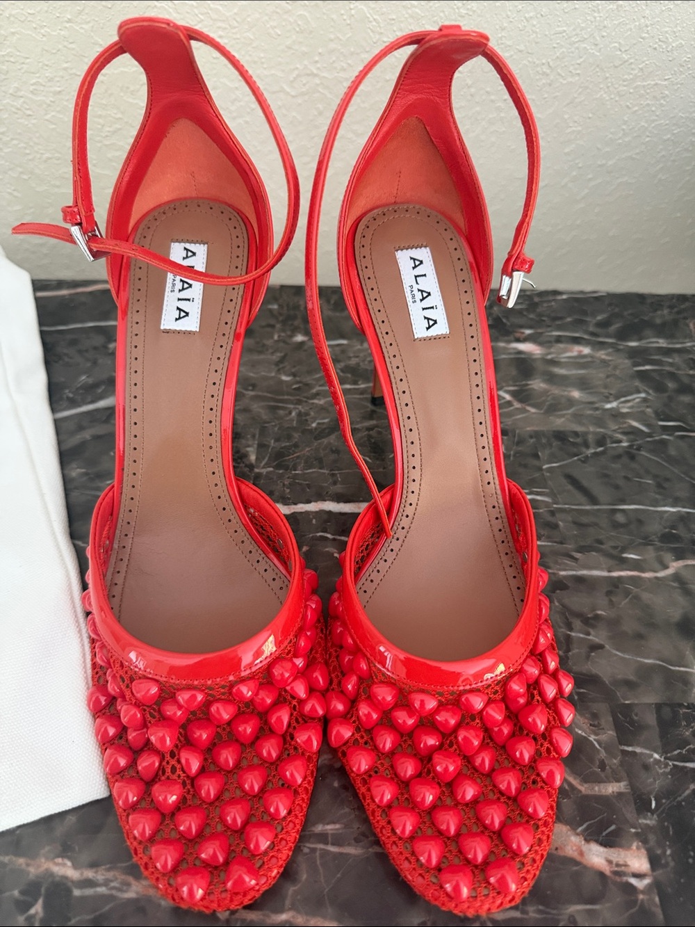 Alaïa
Studded mesh and leather pumps size 41 NWT - Picture 7 of 16